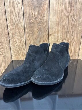 Born Black Suede Chelsea Ankle Booties